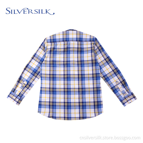 Dubai Check Student Full Sleeve Custom Boys Shirts